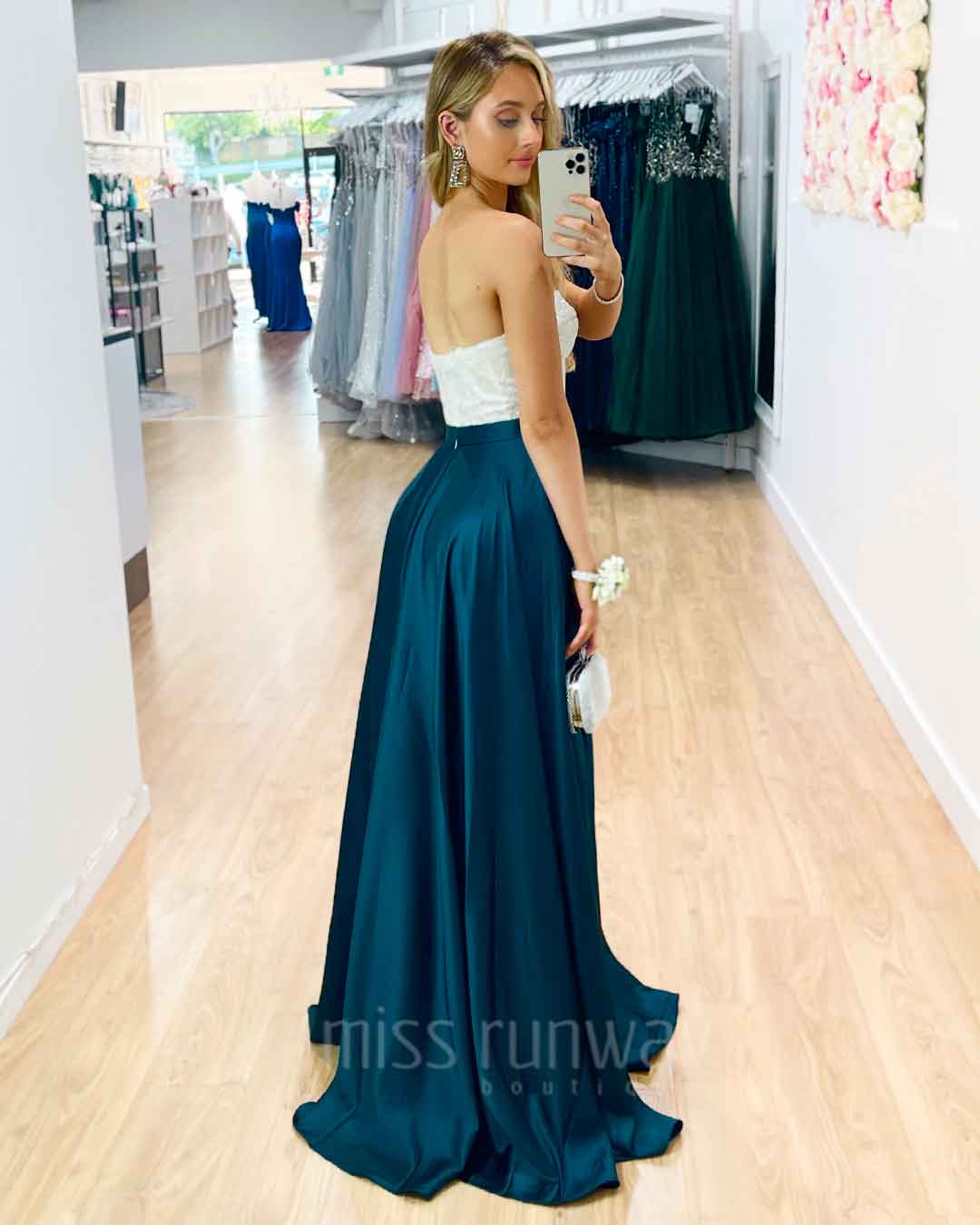 Elizabeth Gown - Teal