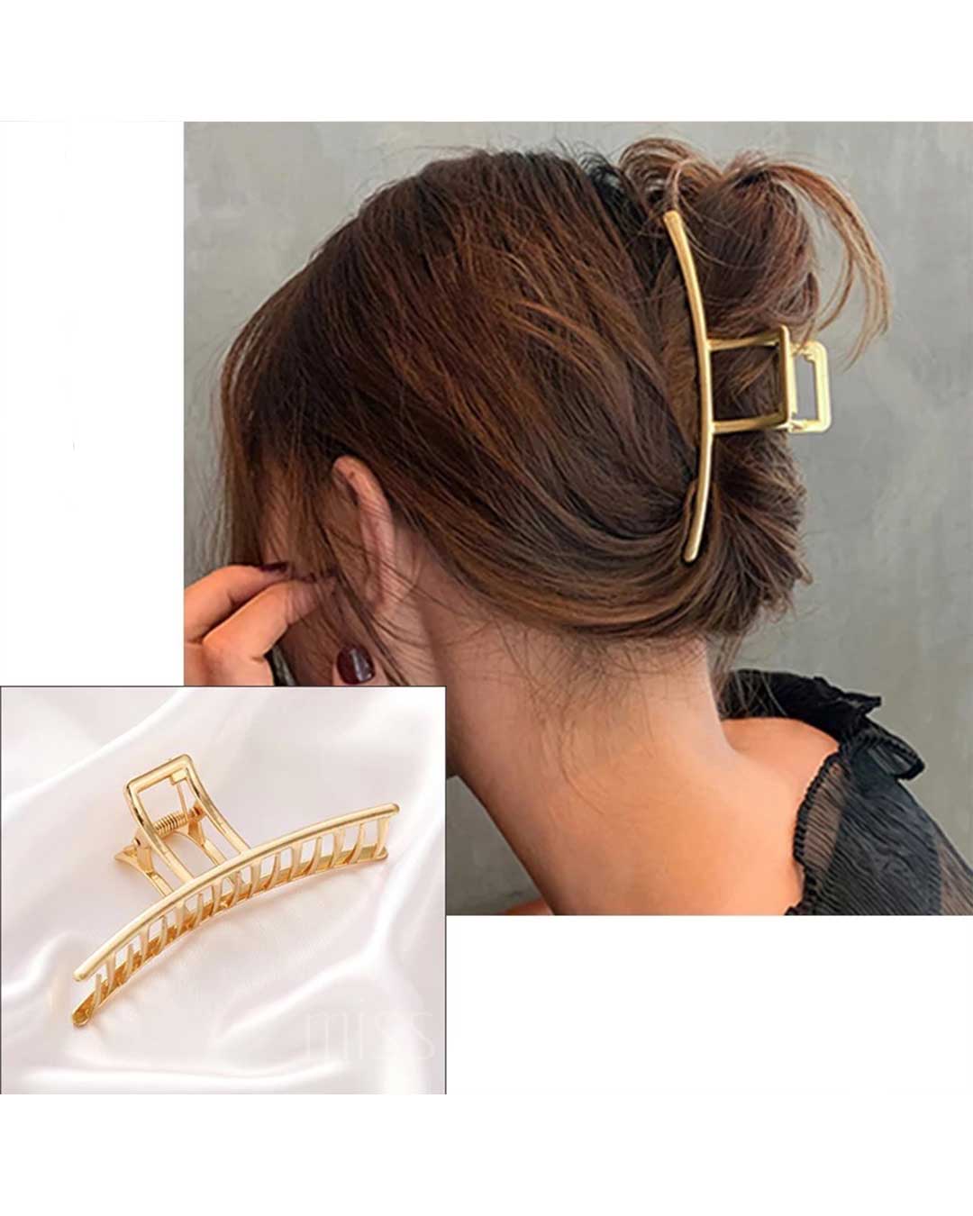 Ella Hair Claw Clip - Gold