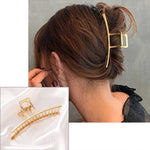 Ella Hair Claw Clip - Gold