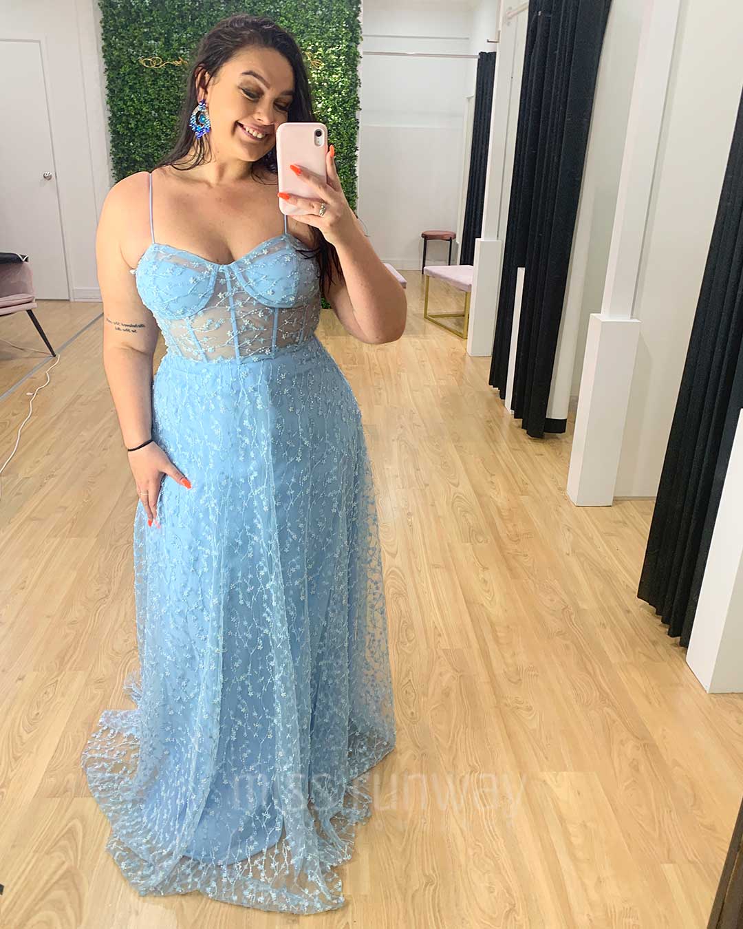 Emily Beaded Gown - Baby Blue *[EXCLUSIVE]