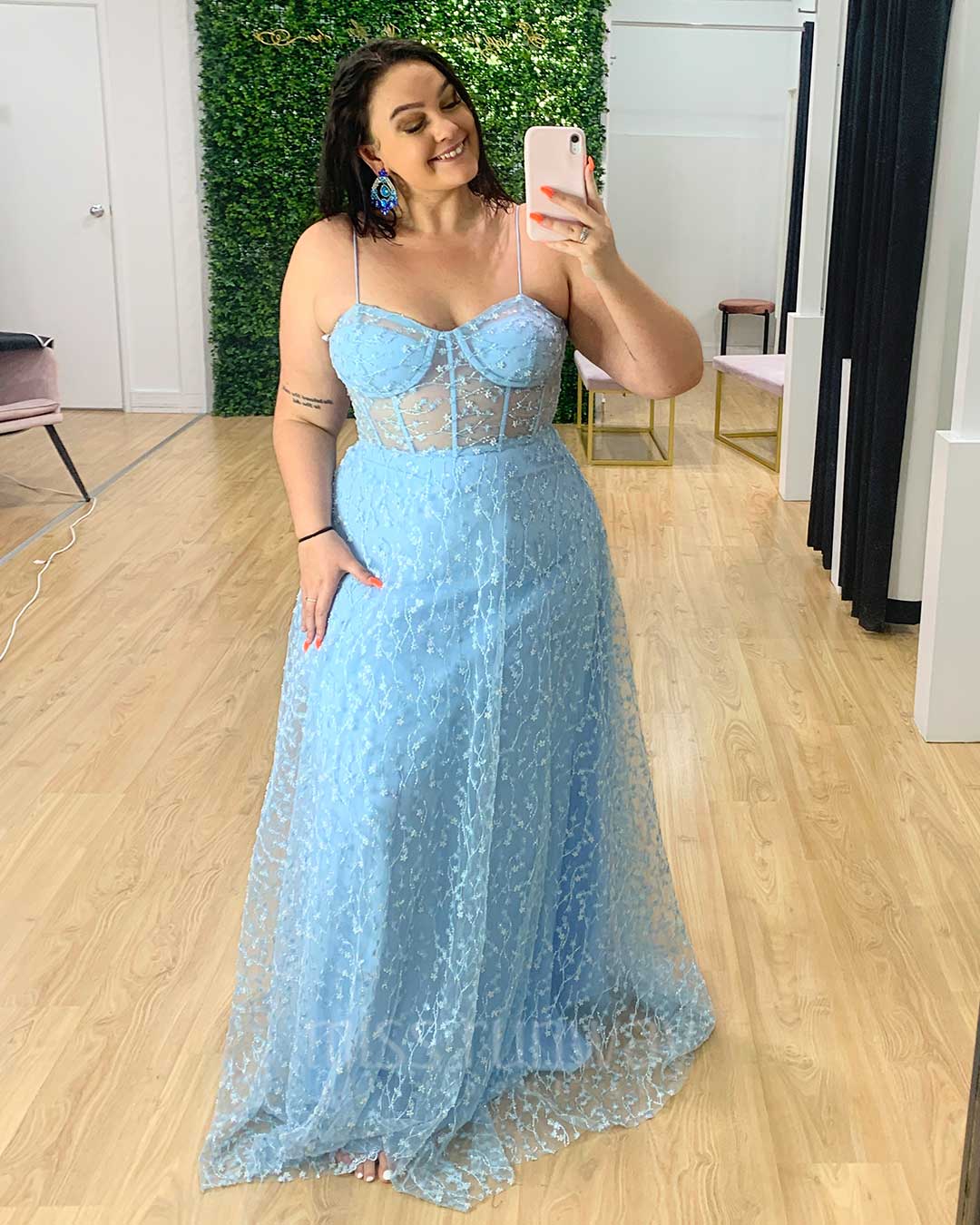 Emily Beaded Gown - Baby Blue *[EXCLUSIVE]