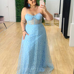 Emily Beaded Gown - Baby Blue *[EXCLUSIVE]