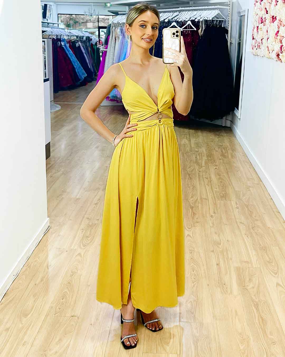 Giana Maxi Dress Yellow