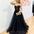 Hadley Tulle Glitter Gown - Black