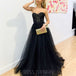 Hadley Tulle Glitter Gown - Black