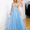 Hadley Tulle Glitter Gown - Blue
