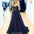 Hadley Tulle Glitter Gown - Navy