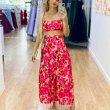 Heloise Top - Pink Floral