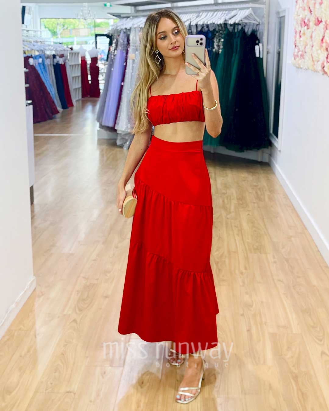 Heloise Top - Red