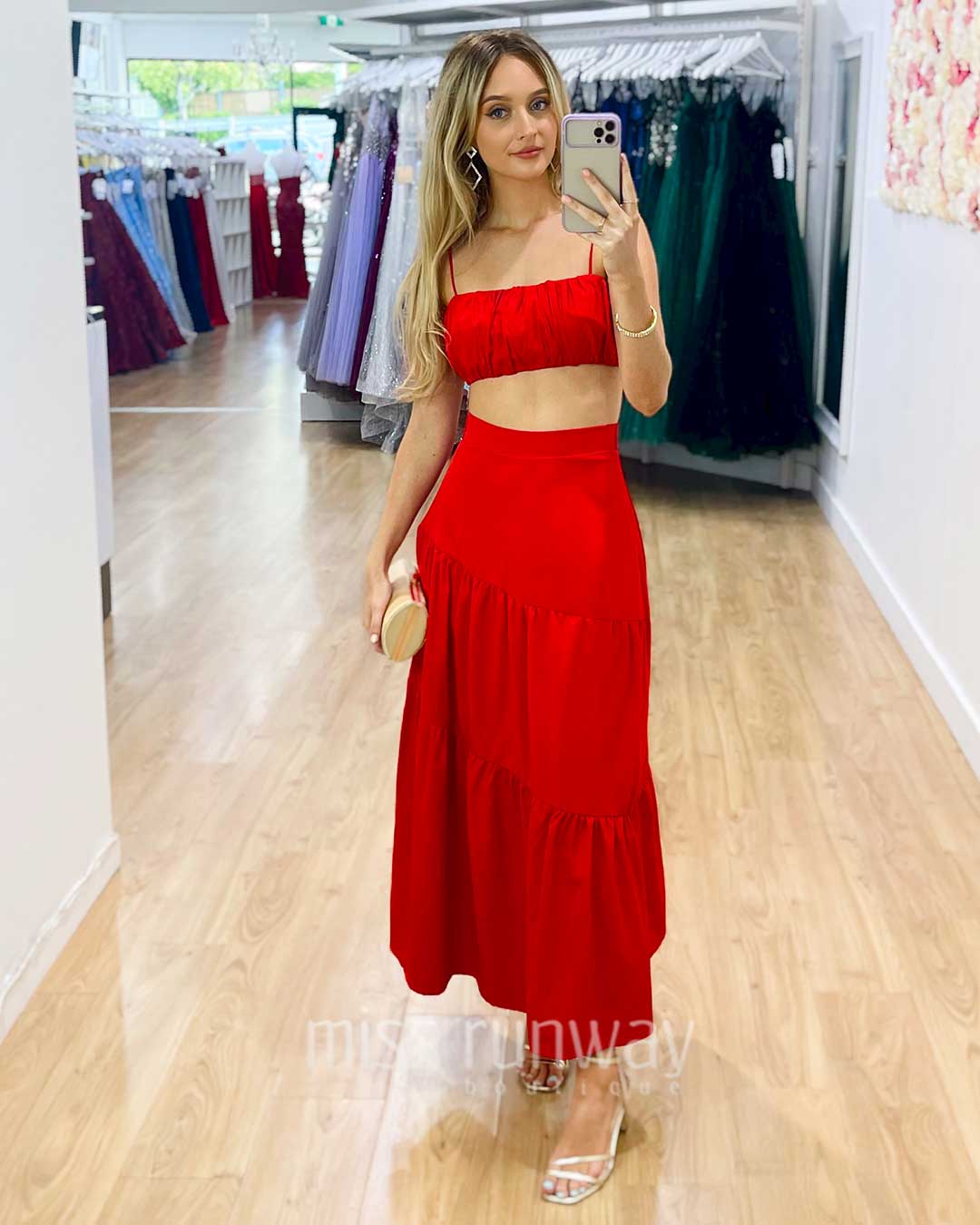 Heloise Top - Red