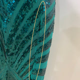 Kourtney Sequin Gown - Emerald Green [SAMPLE]