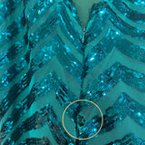 Kourtney Sequin Gown - Emerald Green [SAMPLE]