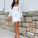 Harriette Mini Dress - White