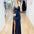 India Sequin Gown - Navy