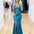 India Sequin Gown - Aqua