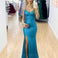 India Sequin Gown - Aqua