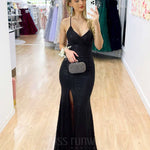India Sequin Gown - Black