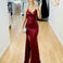 India Sequin Gown - Cherry