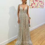 Isabella Beaded Gown - Ivory/Nude
