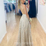 Isabella Beaded Gown - Ivory/Nude