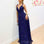 Isabella Beaded Gown - Navy