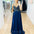 Ivy Glitter Gown - Navy