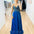 Ivy Glitter Gown - Royal Blue