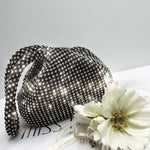 Jada Diamante Wristlet Bag - Black