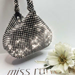 Jada Diamante Wristlet Bag - Black
