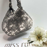 Jada Diamante Wristlet Bag - Black