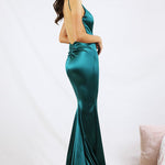Kendall Split Formal Gown - Emerald Green [SAMPLE]