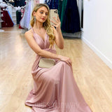 Kirsty Multi Wrap Dress - Blush