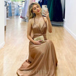 Kirsty Multi Wrap Dress - Mocha