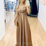 Kirsty Multi Wrap Dress - Mocha