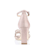 Kisha Diamante Heels - Blush