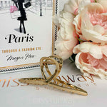 Layla Hair Claw Clip - Gold Metal