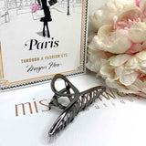 Layla Hair Claw Clip - Gunmetal Metal