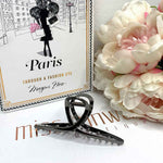 Layla Hair Claw Clip - Gunmetal Metal