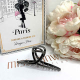 Layla Hair Claw Clip - Gunmetal Metal