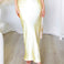 Lexi Satin Maxi Skirt - Light Yellow