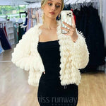 Lori Faux Fur Jacket - Ivory