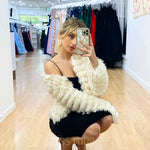 Lori Faux Fur Jacket - Ivory