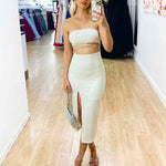 Maddy Midi Dress - White