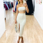 Maddy Midi Dress - White