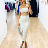Maddy Midi Dress - White