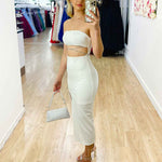 Maddy Midi Dress - White