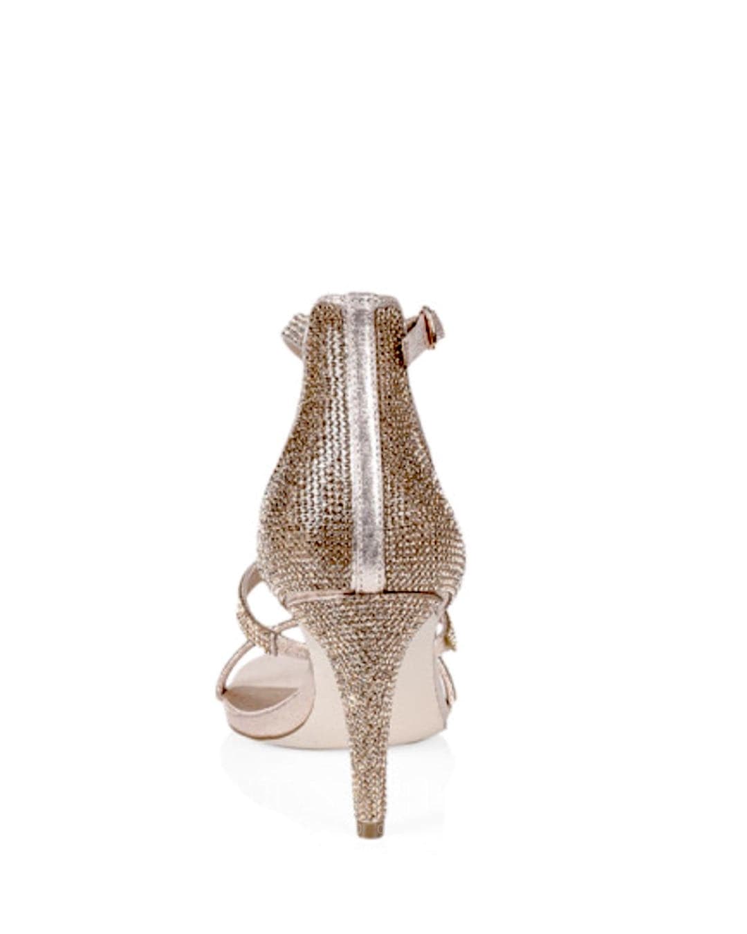 Mandy Glitter Heels Rose Gold | Miss Runway Boutique