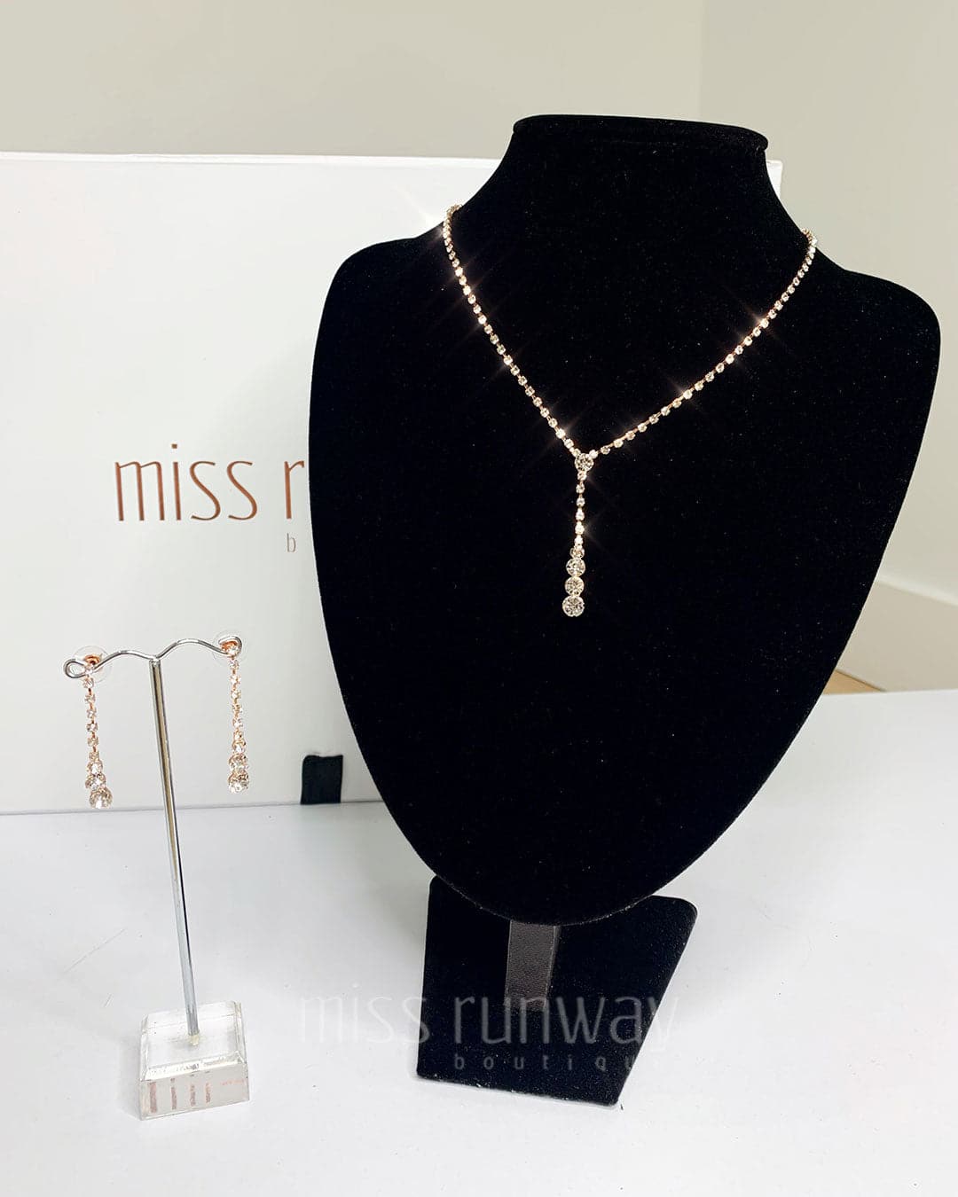 Marilyn Jewellery Set Rose Gold