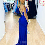 Marley Glitter Gown - Cobalt