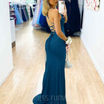 Marley Glitter Gown - Teal